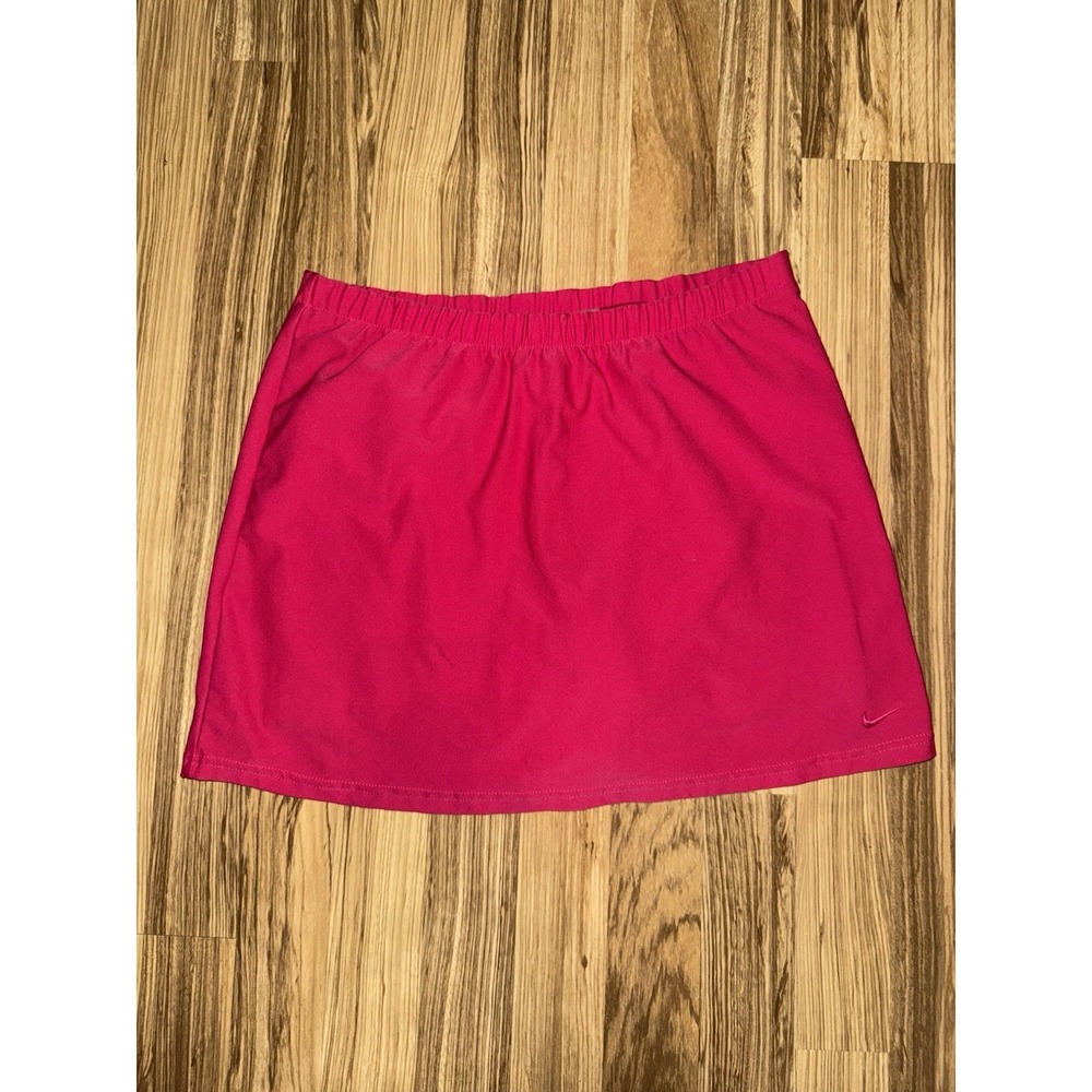 Nike Skort Womens Large Pink Vintage Y2K Golfer Tennis Pickleball Activewear EUC